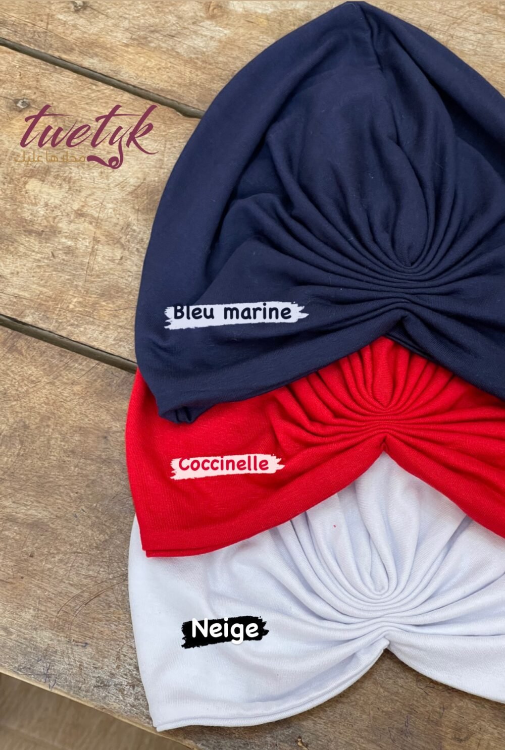 r Turban plissée