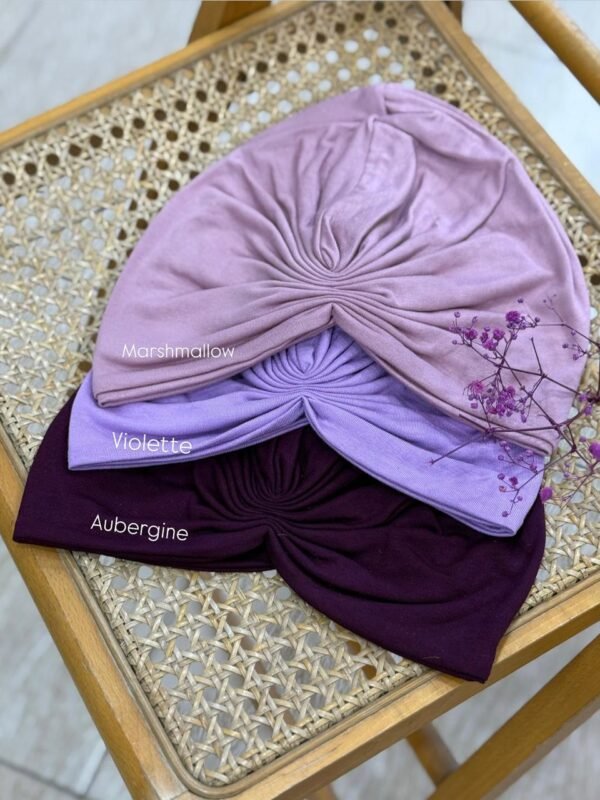 Turban plissé